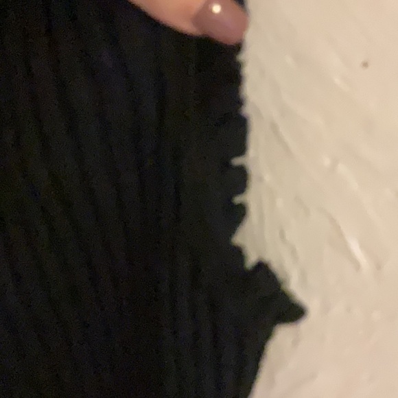 Sale! Industry Republic Clothing Lettuce Trim Ribbed Vest, Size S, Black - Picture 4 of 8